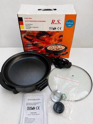 Pizza Pan Eléctrica Multifunción 1800W
