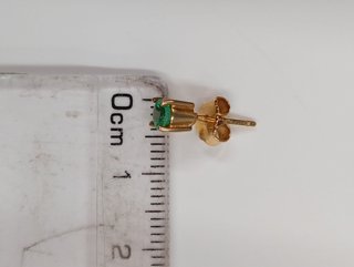 Pendientes Oro 18K con Esmeraldas