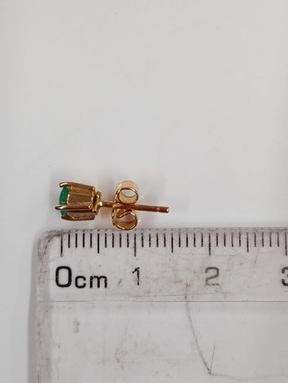 Pendientes Oro 18K con Esmeraldas