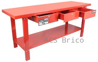 Banco Mesa Trabajo Metal 2000x640 mm - 65260 - Mader
