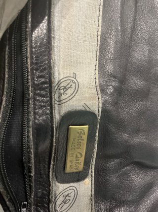 Bolso Quiles Negro y Marrón Piel