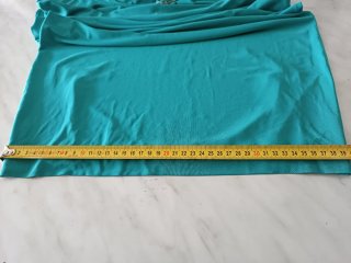 Abito Turchese con Dettagli Collo