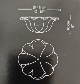 Plafoniera La Murrina 655 Vetro Oro