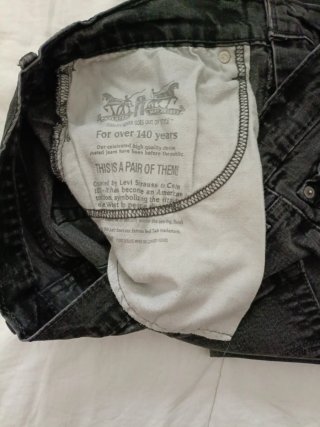 Pantalón Levis 502 Negro W34 L30