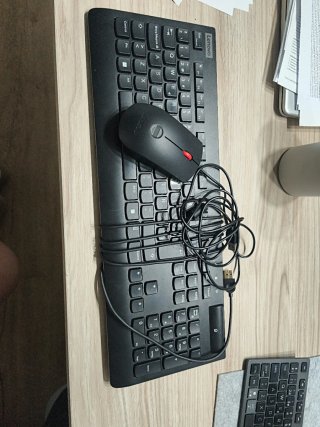 Teclado y ratón Lenovo Negro