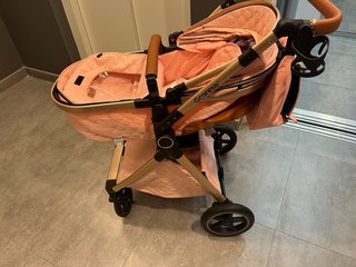 Carro de bebé 3 en 1 rosa