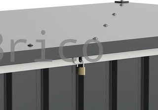 Baúl Arcón Metálico 585 L - 71x133x72 cm - Duramax