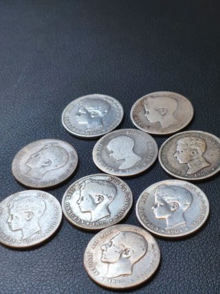 Monedas Peseta Plata
