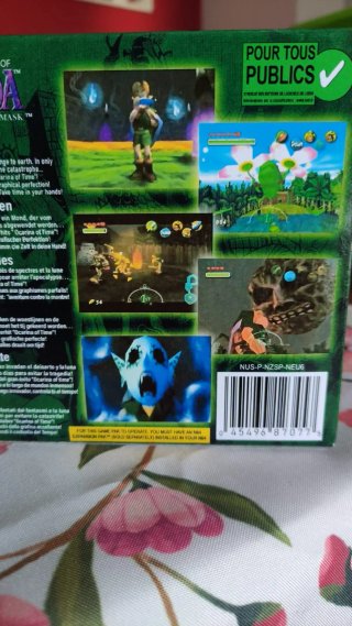 Caja Reemplazo Zelda Majora's Mask N64