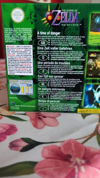 Caja Reemplazo Zelda Majora's Mask N64
