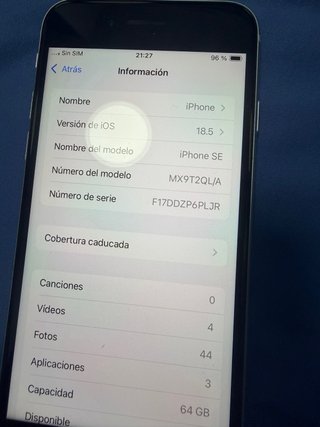 iPhone SE Negro