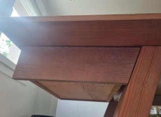 Mesa de comedor de madera 2 metros