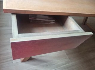 Mesa de comedor de madera 2 metros