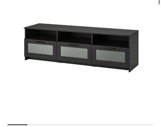 Mueble TV moderno madera y cristal