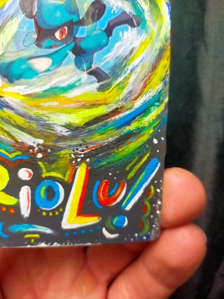 Carta Riolu pintada a mano