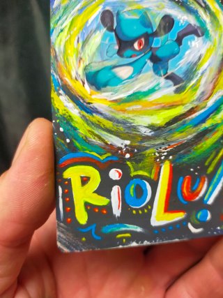 Carta Riolu pintada a mano