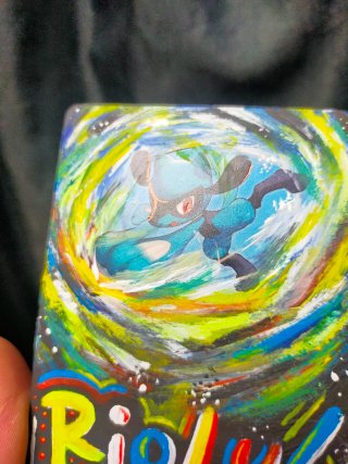 Carta Riolu pintada a mano
