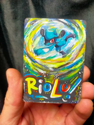 Carta Riolu pintada a mano