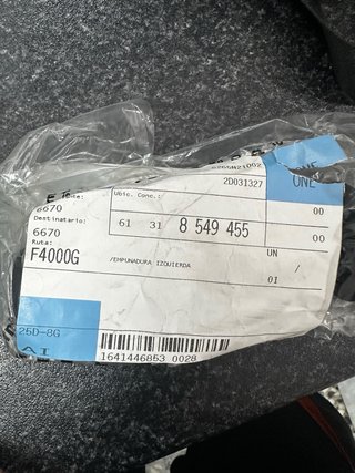 Puño Izquierdo BMW 61 31 8 549 455