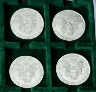 4 Onzas Plata Águila Americana