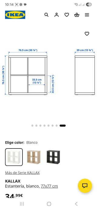 Estantería  Kallax