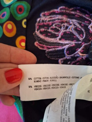 Abito Desigual Multicolor Nero