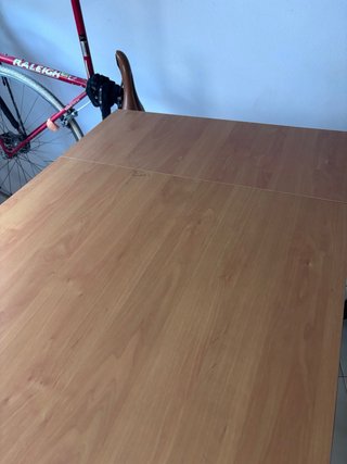 Mesa comedor extensible madera.