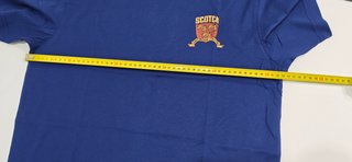 Camiseta Scotch & Soda Azul Talla M amplia