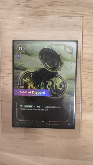 Carta de juego Seal of Discord Riftbound