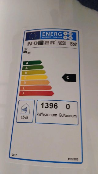 Termo Eléctrico Blanco 50 litros