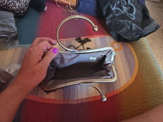 Bolso de fiesta con pedrería