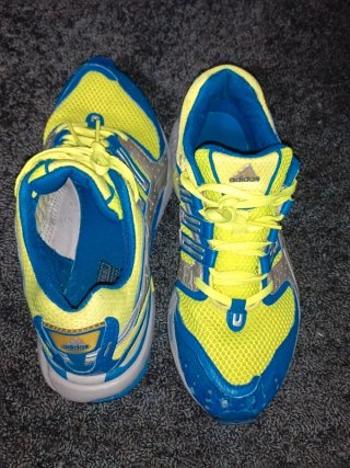 Zapatillas running Adidas Adistar Contr Azul/Amari