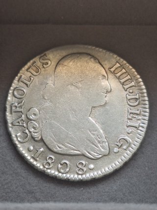 Monedas 2 y 1 Real Carlos III y IV