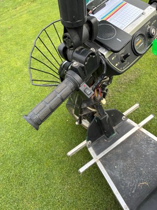 Moto de Golf Eléctrica Negra