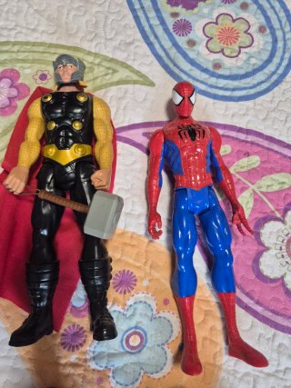 Lote 11 Figuras Superhéroes Marvel 30cm coleecion
