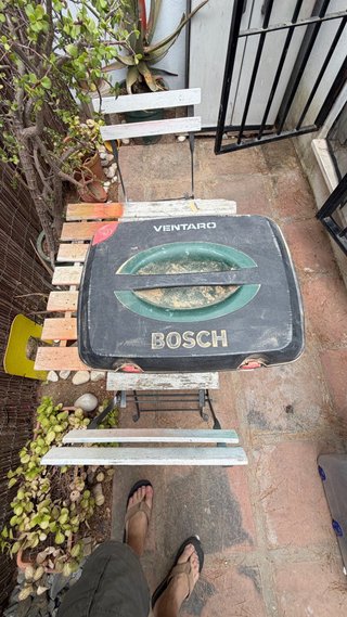 Lijadora Bosch con aspirador