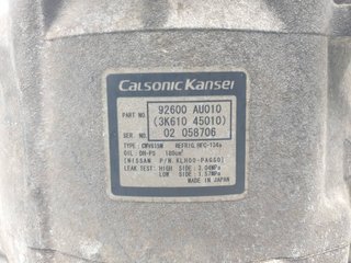 COMPRESOR AIRE ACONDICIONADO NISSAN NISSAN X-TRAIL (T30) 2001-2007