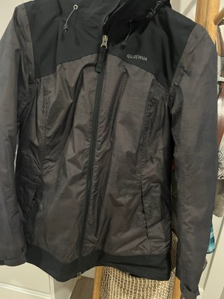 Chaqueta Quechua Talla S Negra/Gris