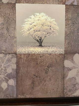 Conjunto 2 cuadros árbol decorativo