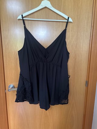 Mono corto negro Shein