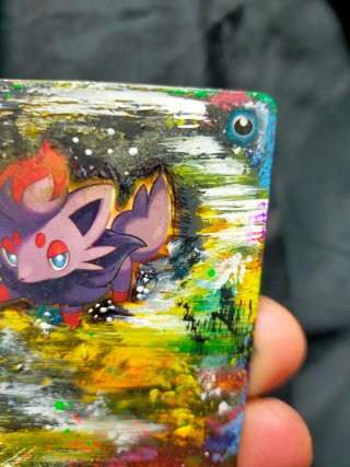 Carta Zorua Pintada a Mano