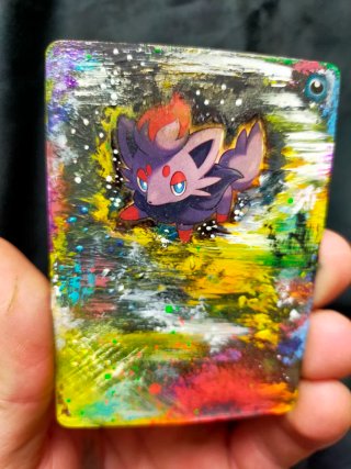 Carta Zorua Pintada a Mano