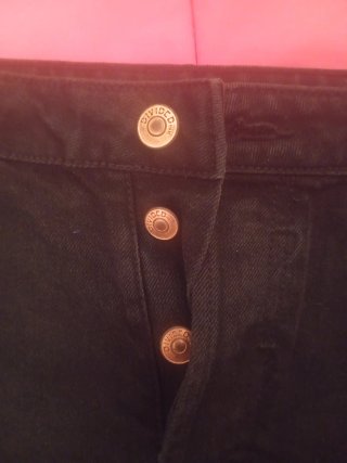 Pantalón corto vaquero H&M negro Talla 40
