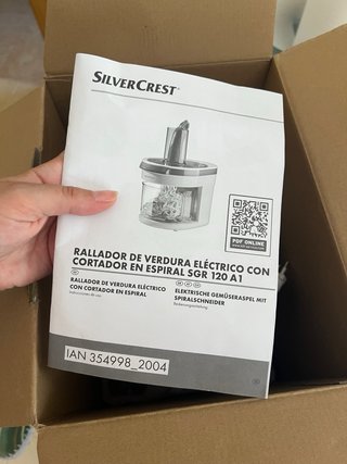 Rallador Verdura Eléctrico SilverCrest