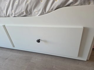 Cama HEMNES nido IKEA blanca con cajones
