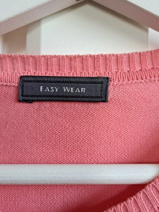 Chaqueta de punto rosa Easy Wear Talla S