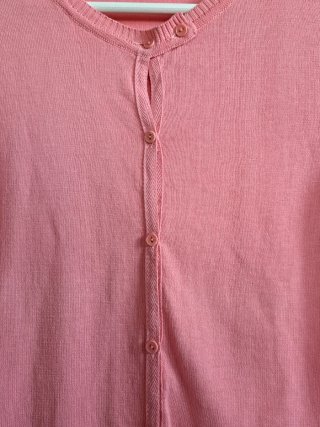 Chaqueta de punto rosa Easy Wear Talla S