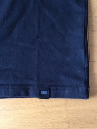 Camiseta Pull&Bear Negra Talla XS