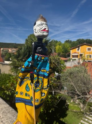 Marioneta tradicional de madera