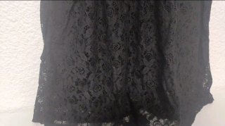 Vestido encaje Pimkie negro talla S/M